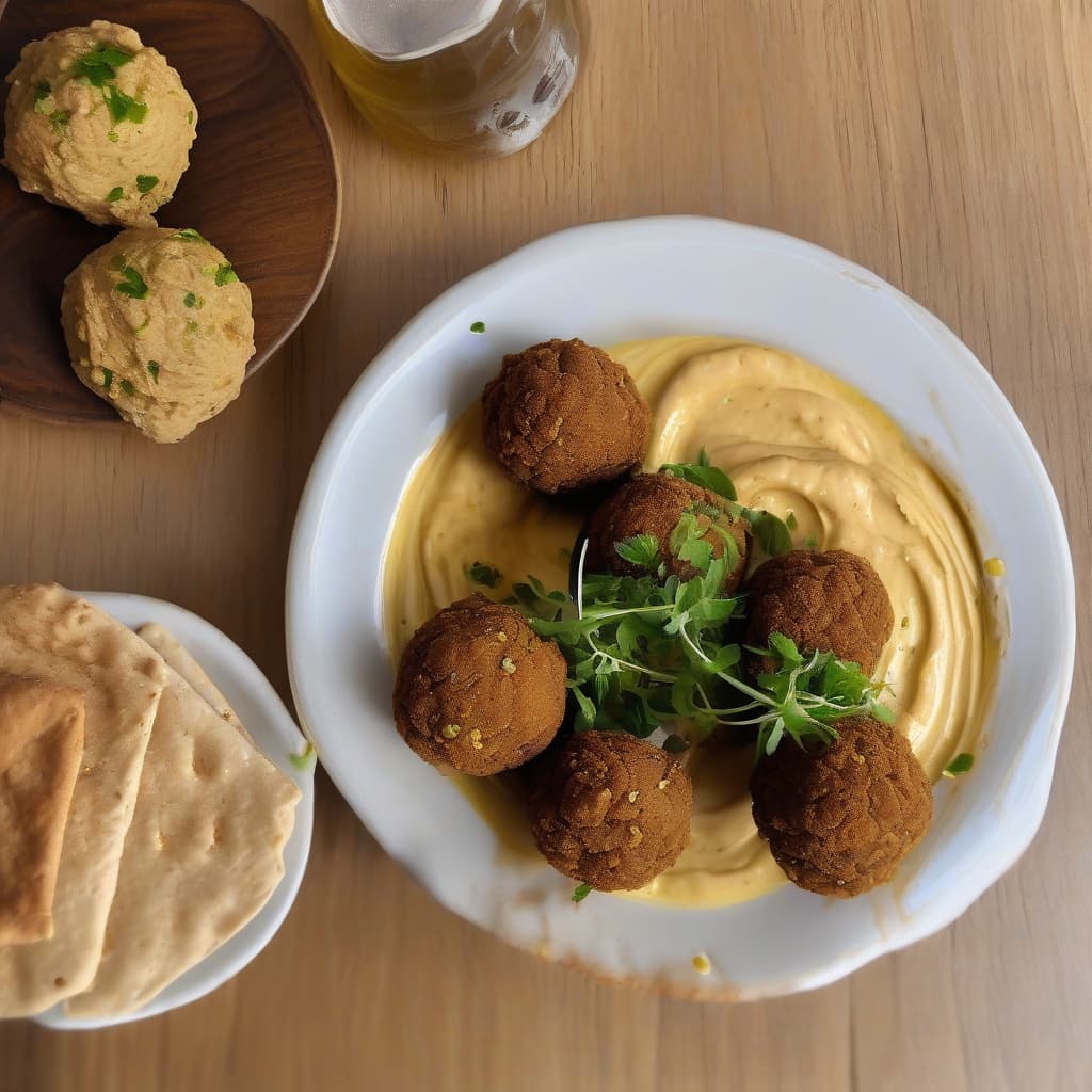 Hummus and Falafel